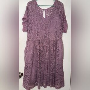 Torrid Lace Lavender Color Dress